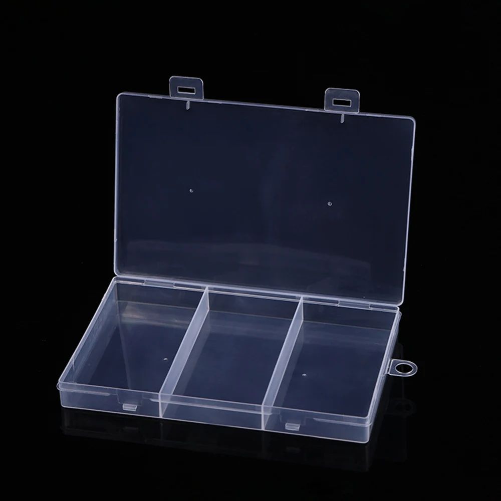Transparent Plastic Jewelry And Craft Storage Box 6