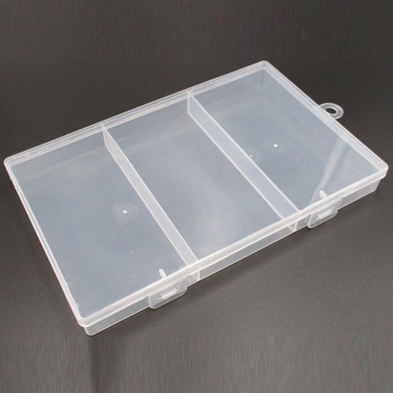 Transparent Plastic Jewelry And Craft Storage Box 9