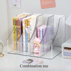 a4 transparent acrylic vertical desktop organizer shelf