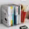 A4 Transparent Acrylic Vertical Desktop Organizer Shelf 6