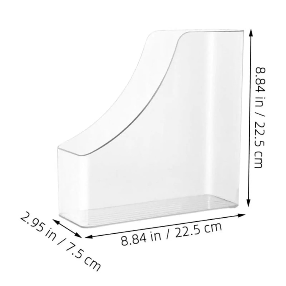 A4 Transparent Acrylic Vertical Desktop Organizer Shelf 9