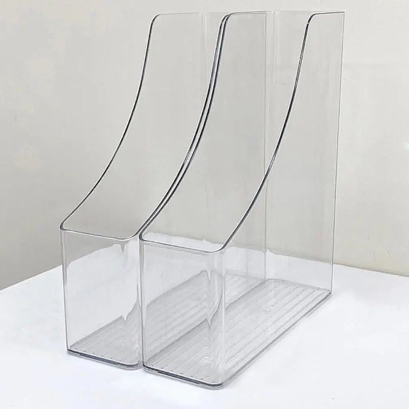 A4 Transparent Acrylic Vertical Desktop Organizer Shelf 11