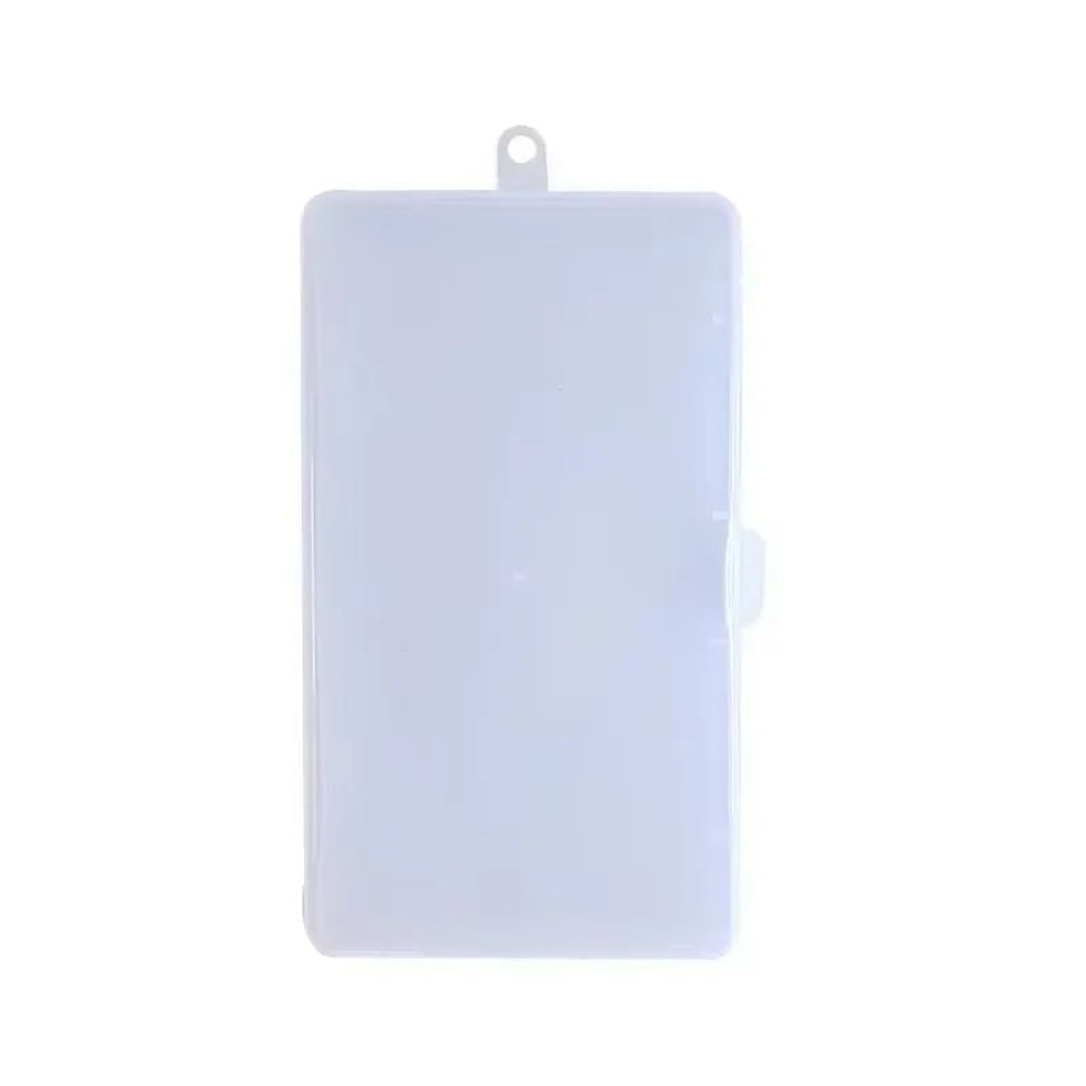 Mini Transparent Plastic Stationery Storage Box Organizer 7