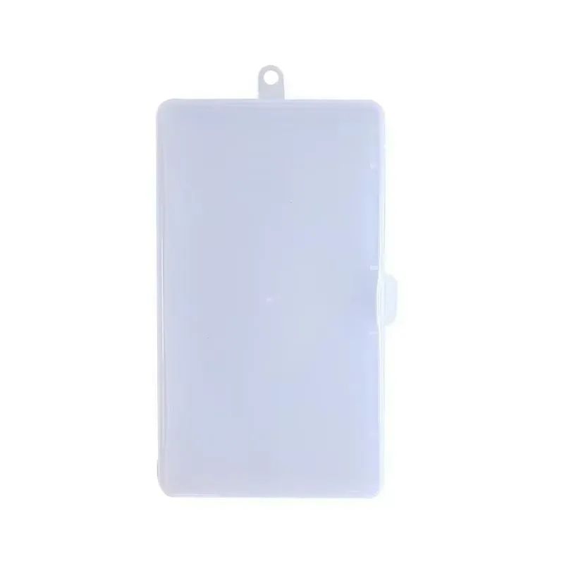 Mini Transparent Plastic Stationery Storage Box Organizer 7