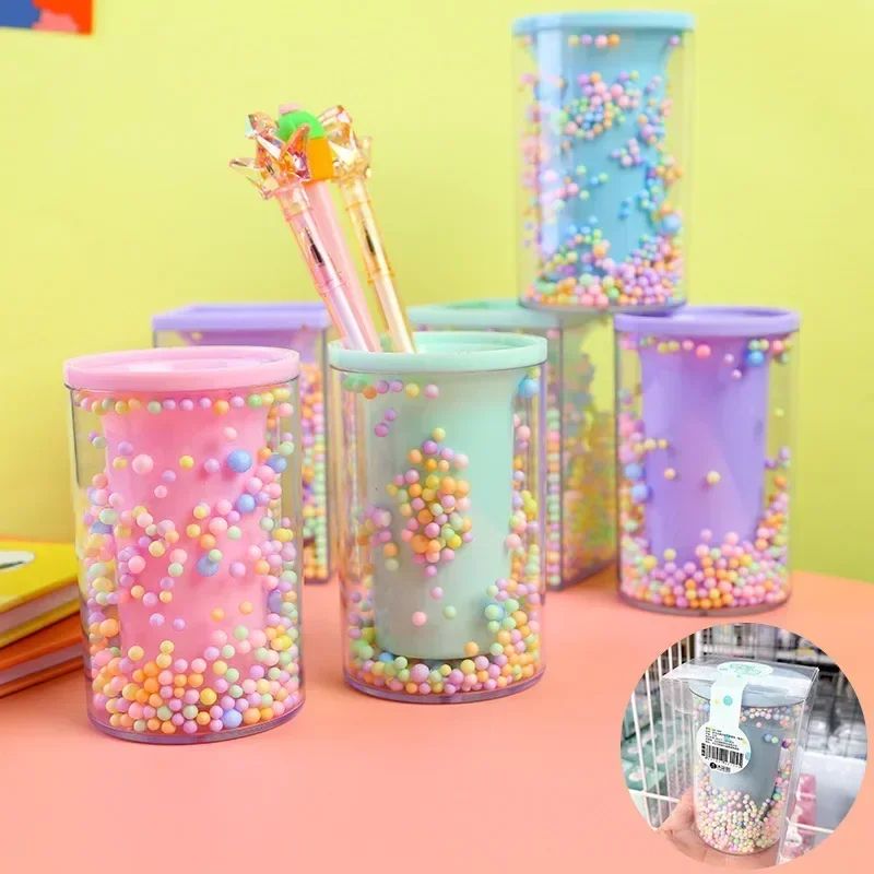 Colorful Acrylic Piggy Drawer Pen Holder And Multifunction Organizer 1