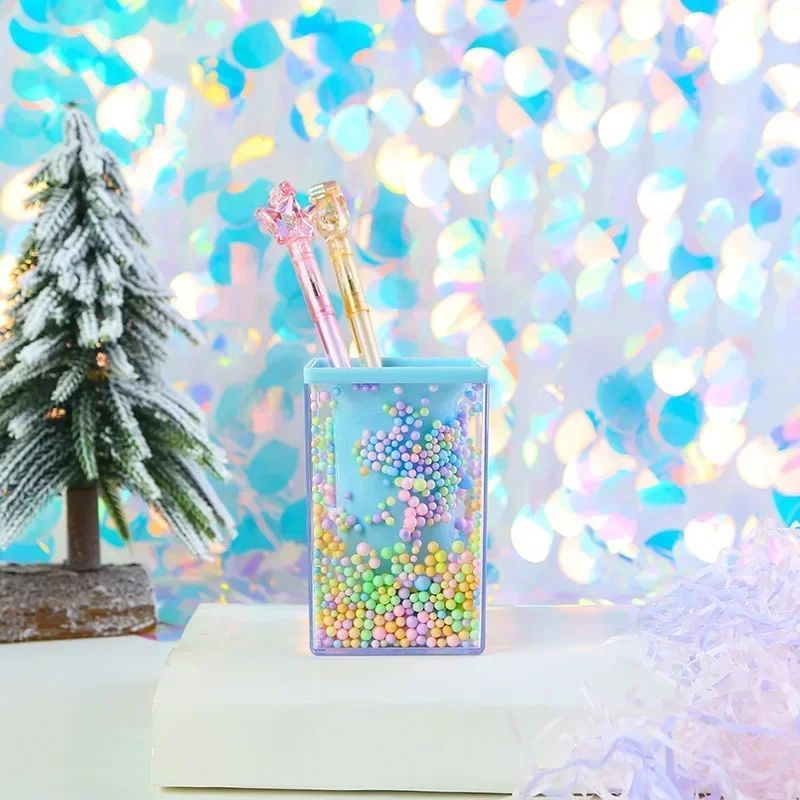 Colorful Acrylic Piggy Drawer Pen Holder And Multifunction Organizer 10