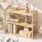 Wooden 3Layer Desktop Storage Rack Organizer 1