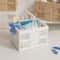 Collapsible Plastic Folding Storage Crate For Desktop Home 9