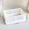Collapsible Plastic Folding Storage Crate For Desktop Home 11