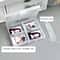 Frosted Transparent Desktop Stationery Storage Box Organizer 4
