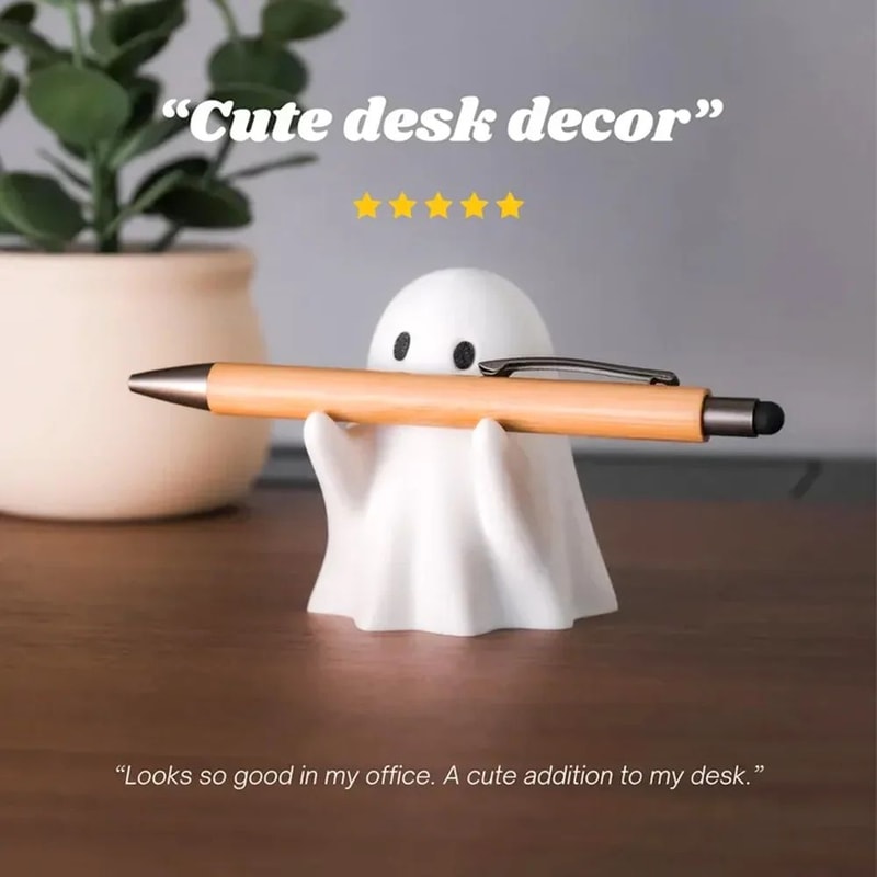 Funny Ghost Pen Holder Desk Organizer 4