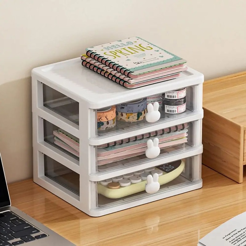 Large Capacity Single Compartment Desktop Storage Box Organizer 1