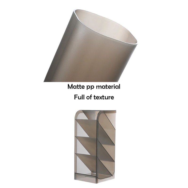 Matte Kawaii Large Capacity Desk Pen And Makeup Holder 10