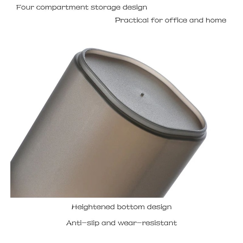 Matte Kawaii Large Capacity Desk Pen And Makeup Holder 11