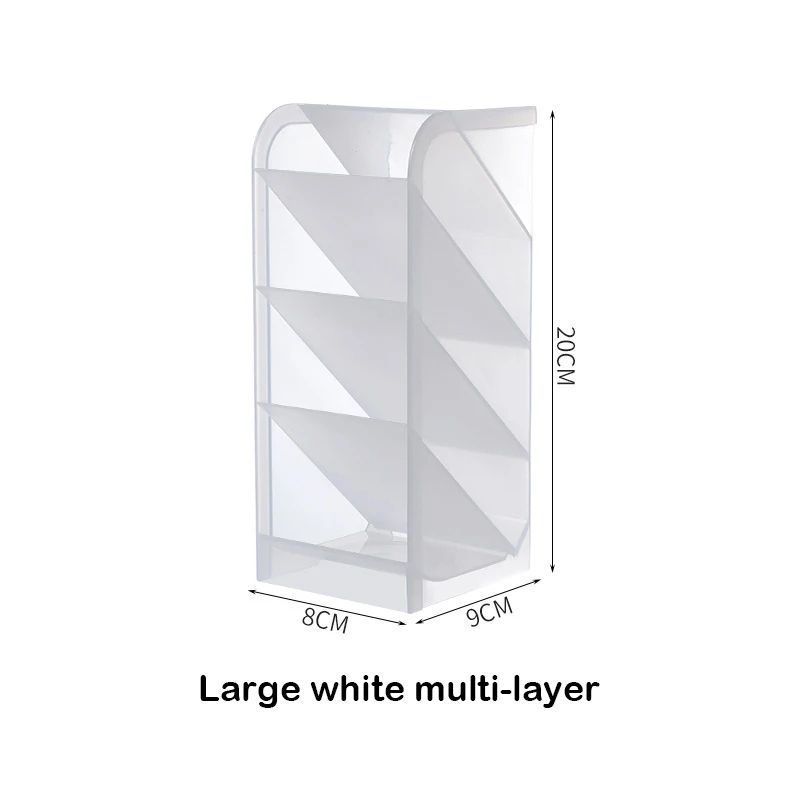 Matte Kawaii Large Capacity Desk Pen And Makeup Holder 17