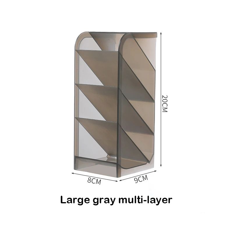 Matte Kawaii Large Capacity Desk Pen And Makeup Holder 18