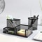 Creative Metal 3Grid Desk Organizer Pen File Holder 8