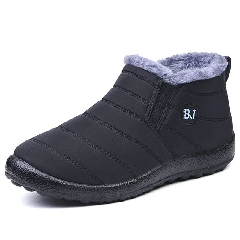 Waterproof Plush Winter Ankle Boots For Women 4