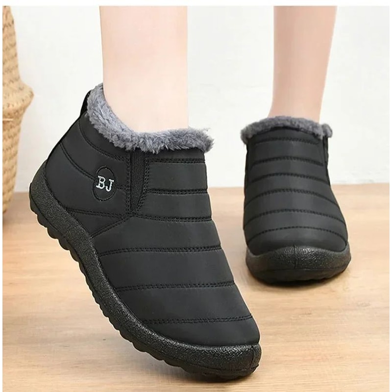 Waterproof Plush Winter Ankle Boots For Women 5