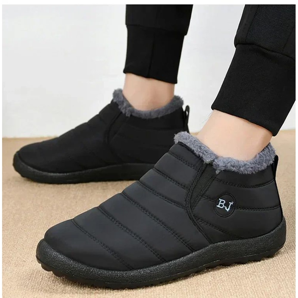 Waterproof Plush Winter Ankle Boots For Women 6