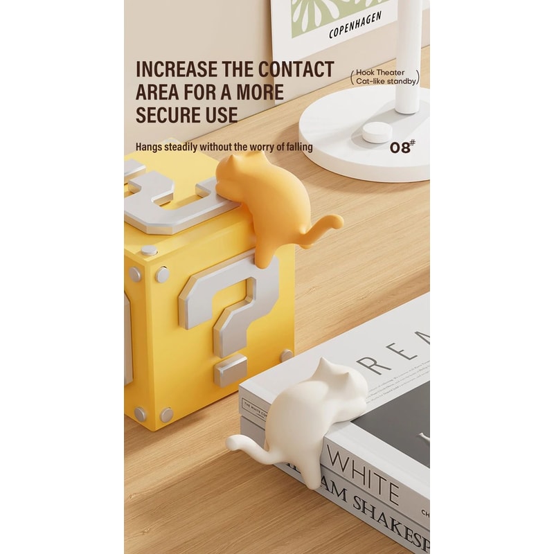 Cute Cat Table Keychain Hook Holder 8