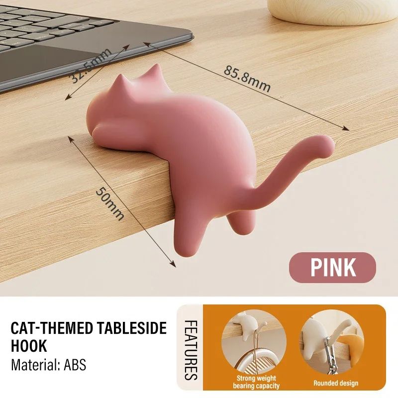 Cute Cat Table Keychain Hook Holder 14