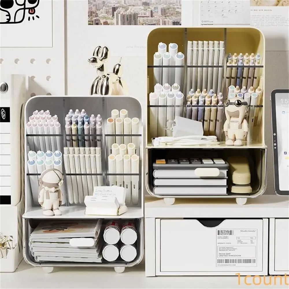 Slanted Desk Pen Holder Organizer 2