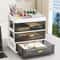 Transparent Drawer Desk Organizer Box 0