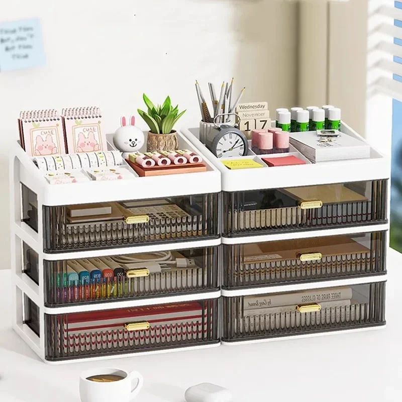 Transparent Drawer Desk Organizer Box 2