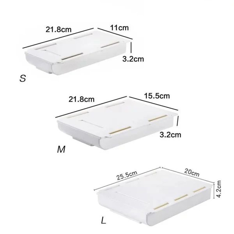 Hidden Self Adhesive Storage Organizer Box 7