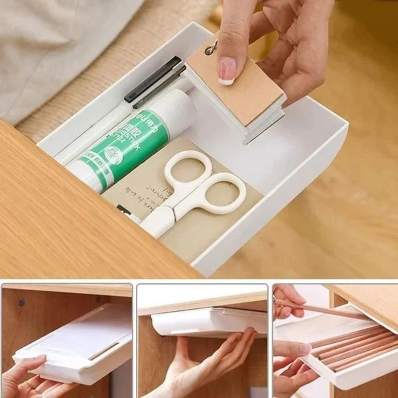 Hidden Self Adhesive Storage Organizer Box 15