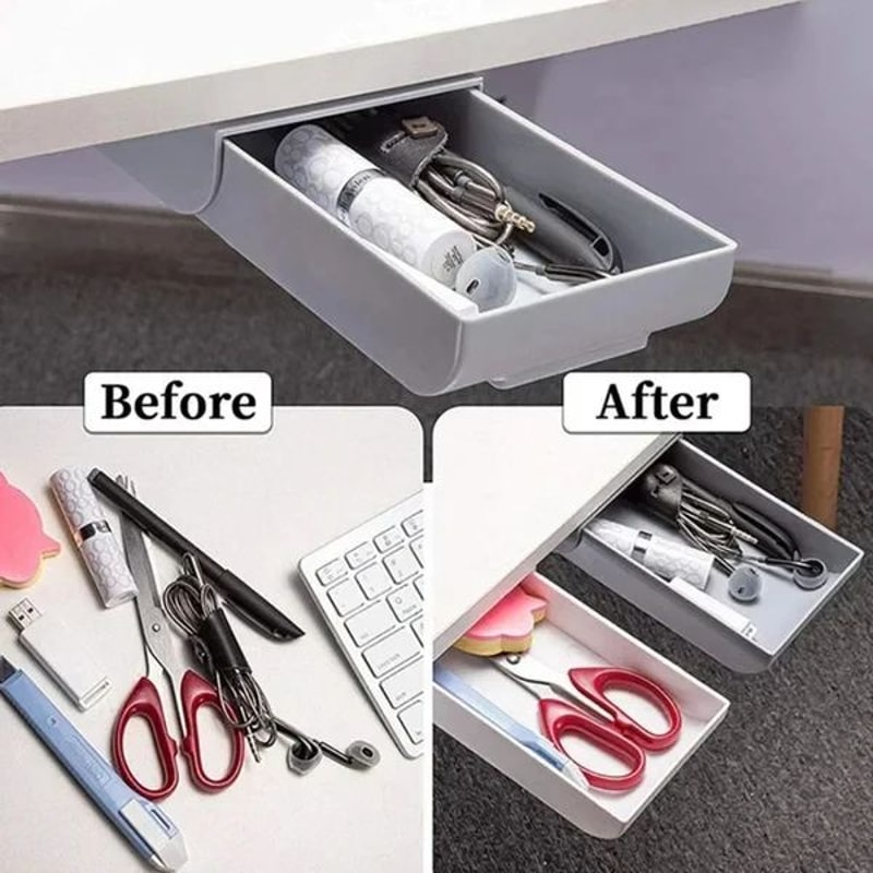 Hidden Self Adhesive Storage Organizer Box 13
