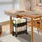 Two Tier Rolling Storage Trolley Organizer 4