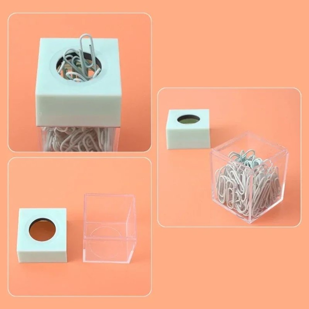 Magnetic Paper Clip Holder Desk Organizer 5
