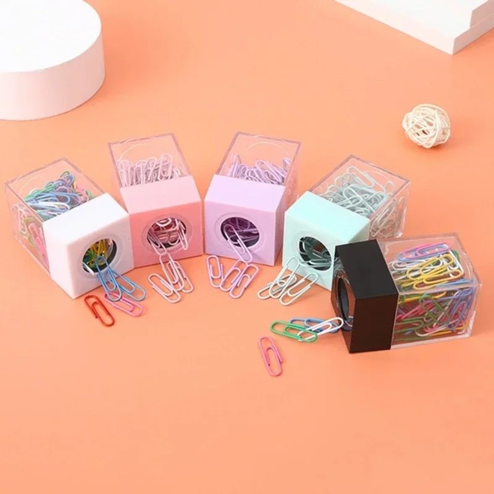 Magnetic Paper Clip Holder Desk Organizer 6