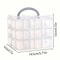 3 Layer 18 Grid Portable Storage Organizer Box 3