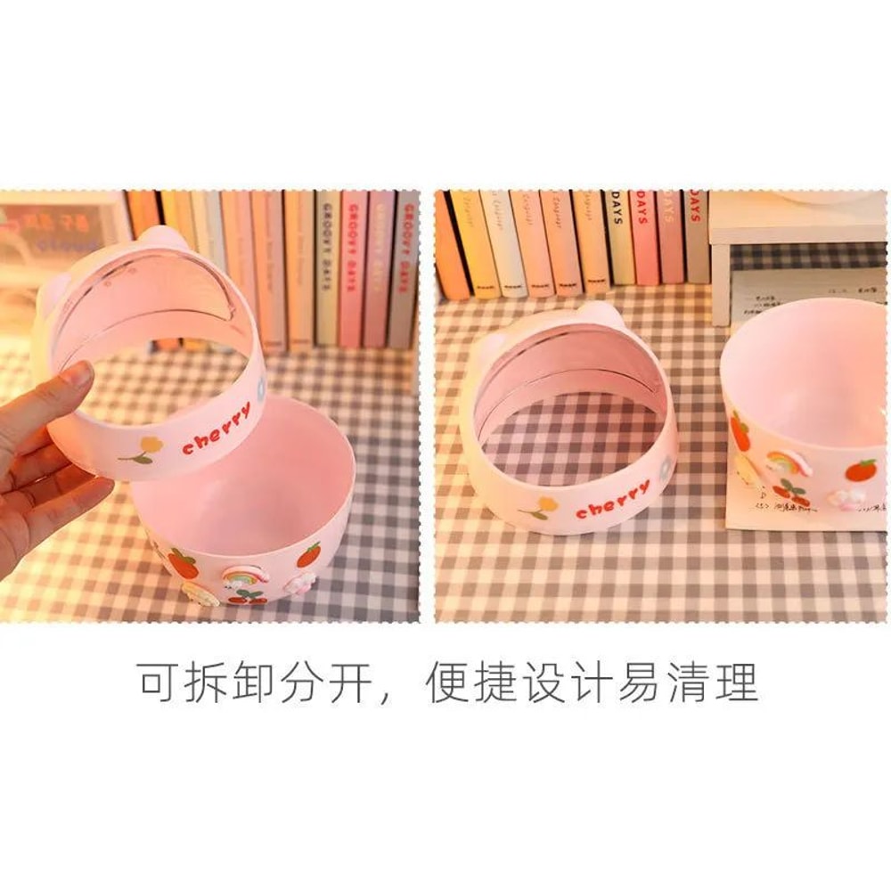 Kawaii Acrylic Desk Organizer Pen Holder 9