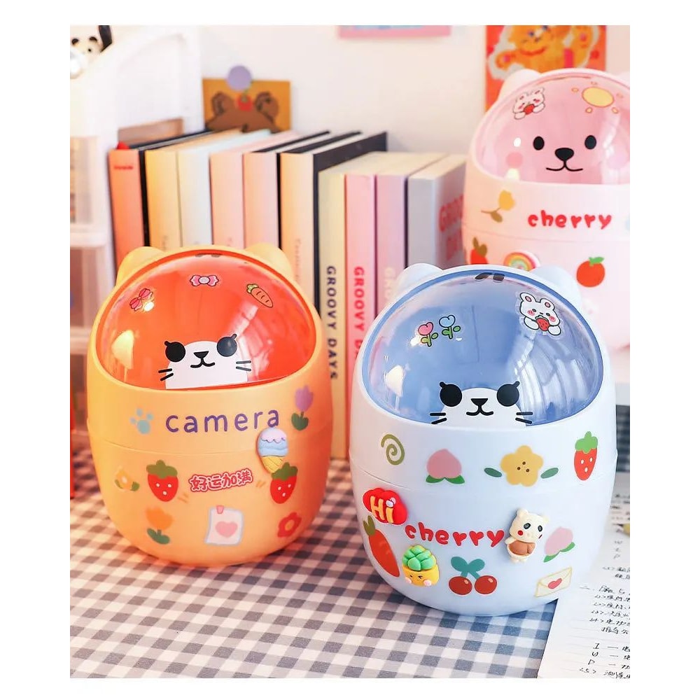 Kawaii Acrylic Desk Organizer Pen Holder 11