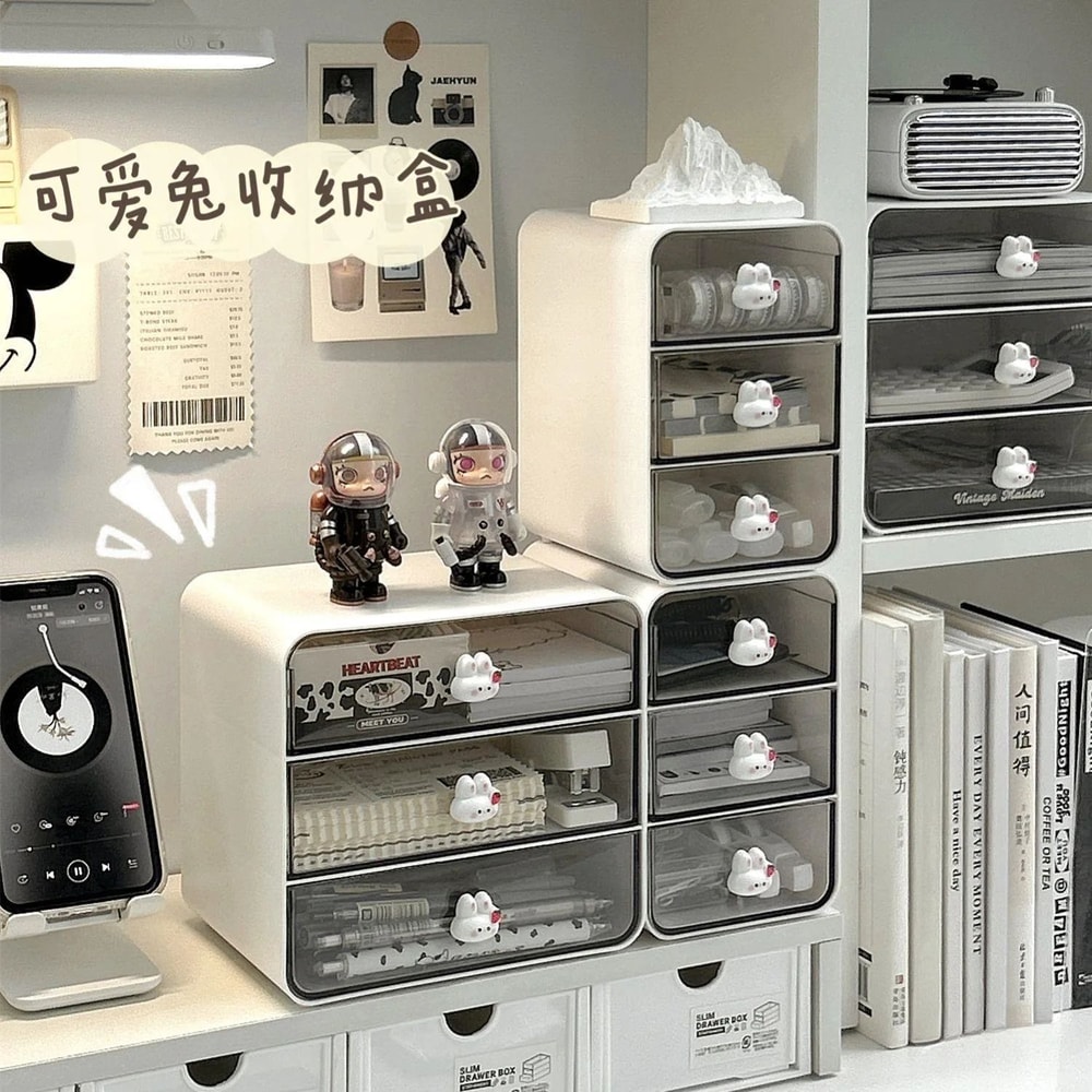 Desktop Drawer Storage Organizer Box 0