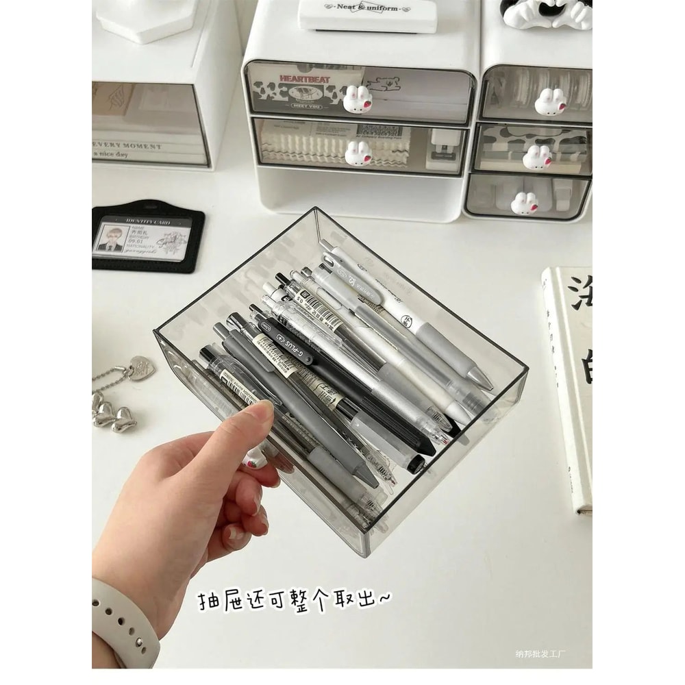 Desktop Drawer Storage Organizer Box 6