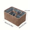 Large Bohemian Multi Compartment Storage Basket 3