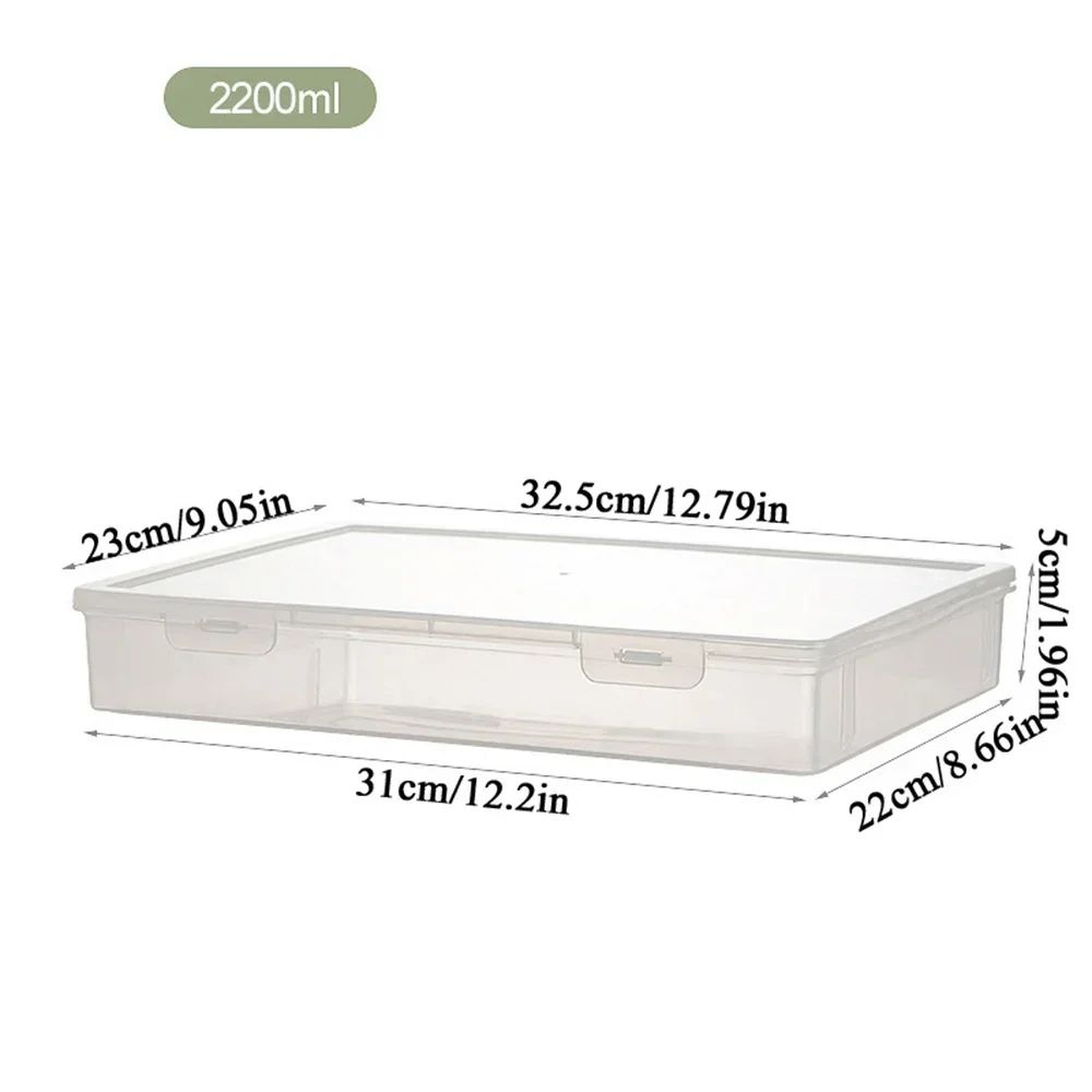 Acrylic Transparent A4 Document Storage Box 6