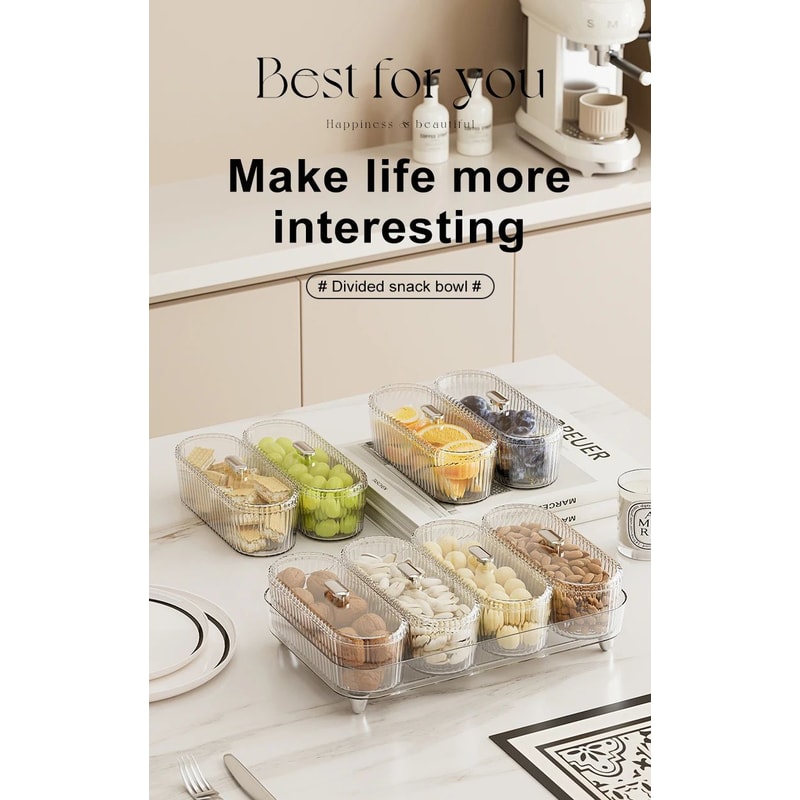 Modern Fruit Bowl With Lid 6