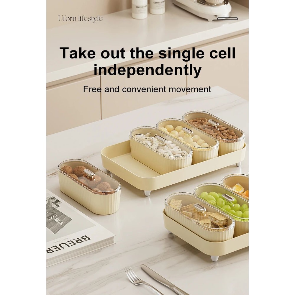 Modern Fruit Bowl With Lid 7