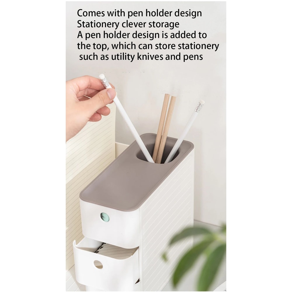 Book Holder Organizer With Dual Drawers 9