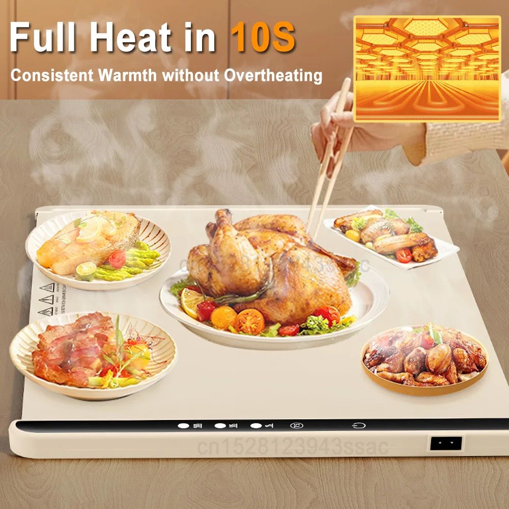 Foldable Electric Food Warming Tray 2
