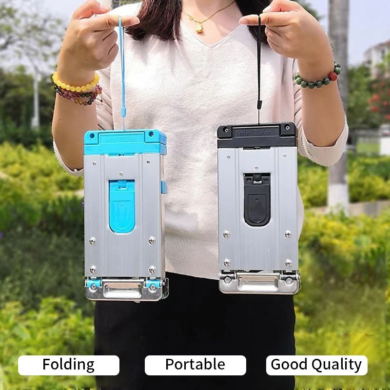 Folding Portable Mini Shopping Trolley Cart 0