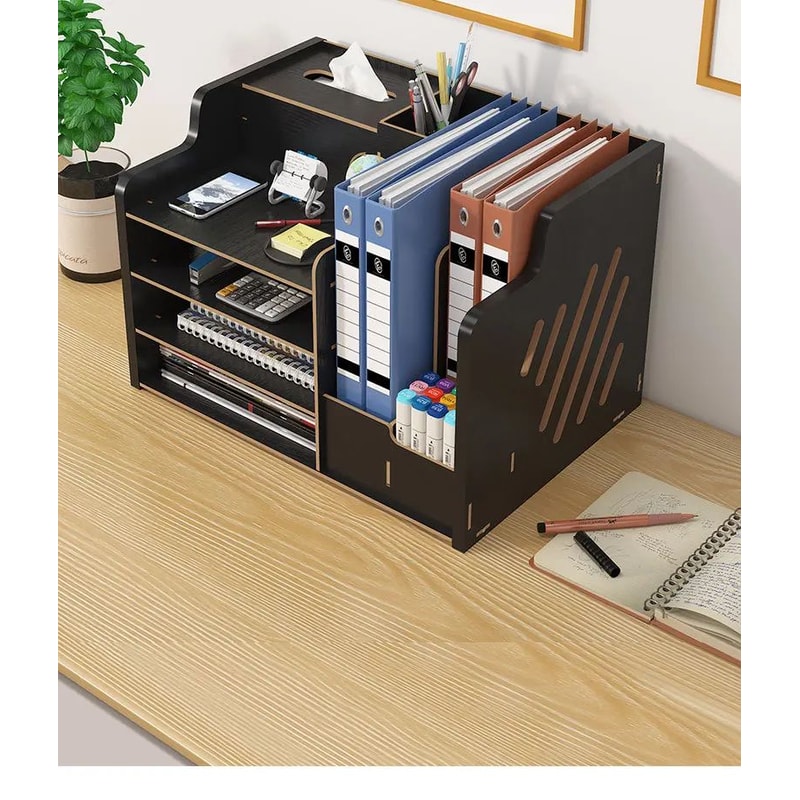 Multi Layer Desktop Storage Box With Lock 9