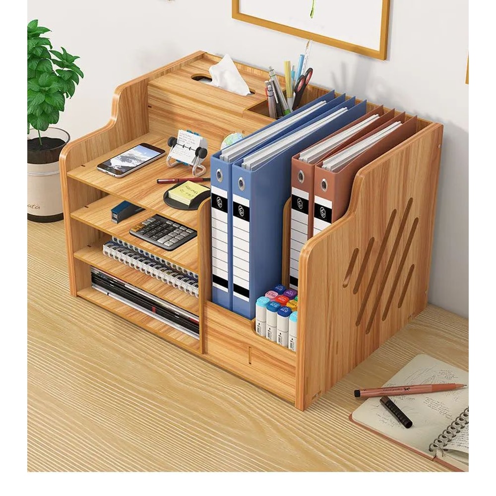 Multi Layer Desktop Storage Box With Lock 12