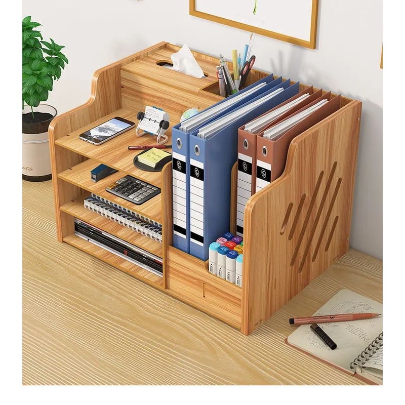 Multi Layer Desktop Storage Box With Lock 12